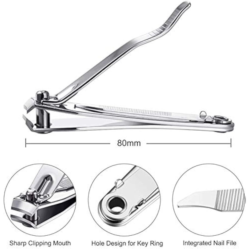 Walolo Heavy Duty Stainless Steel Nail Clipper for Men and Women