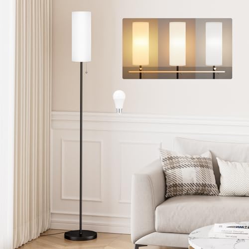 Modern LED Floor Lamp – 64" Minimalist Pole Lamp with 3 Colors