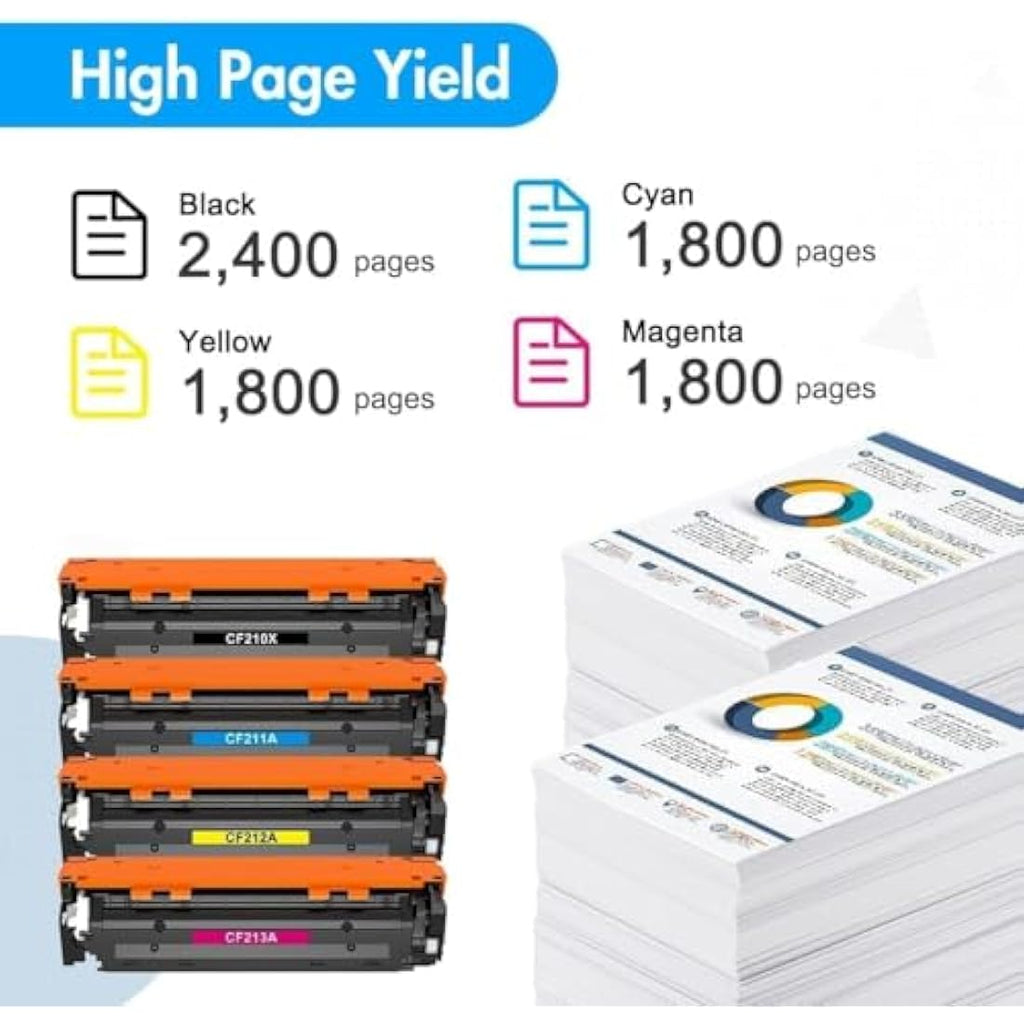Jolof Store 131X 131A Compatible Toner Cartridge Multipack for HP LaserJet