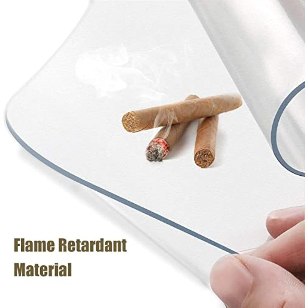 Jolof Store Clear Chair Mat for Hard Floors | 90x120cm Transparent Mat