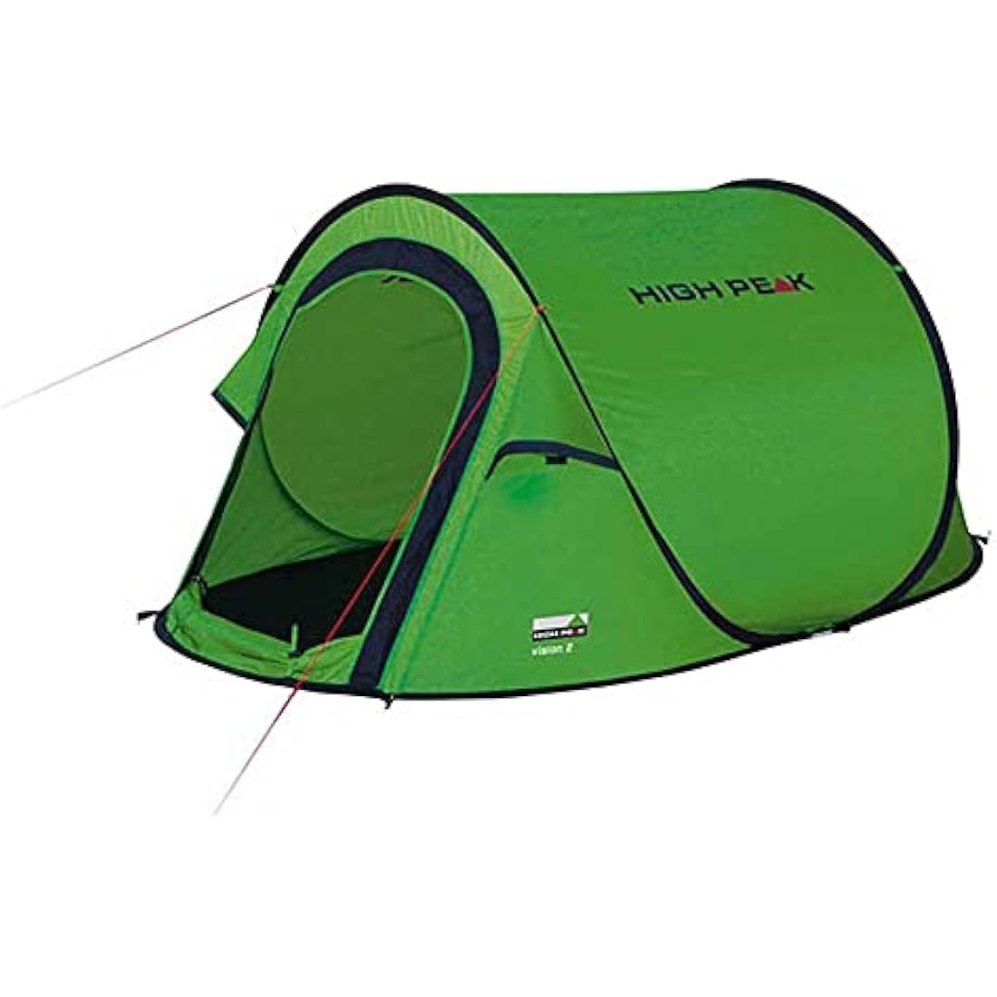 High Peak Vision 2 Pop-Up Tent – 2-Person Waterproof Camping Tent