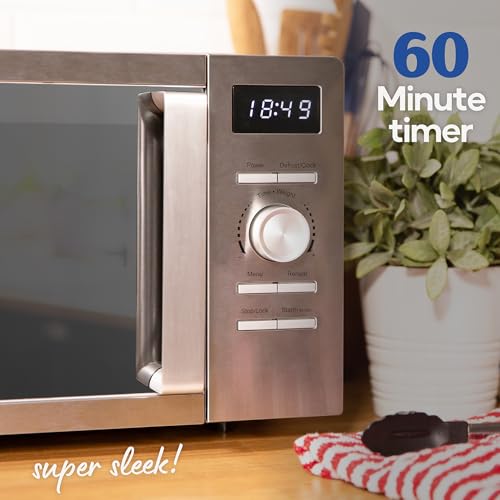 Russell Hobbs 20L Digital Microwave | 800W Stainless Steel Solo