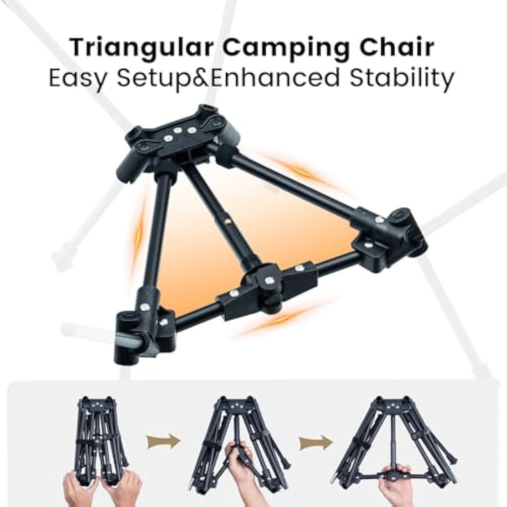 OneTigris Tigerblade Camping Chair | Lightweight Folding 330lb Capacity