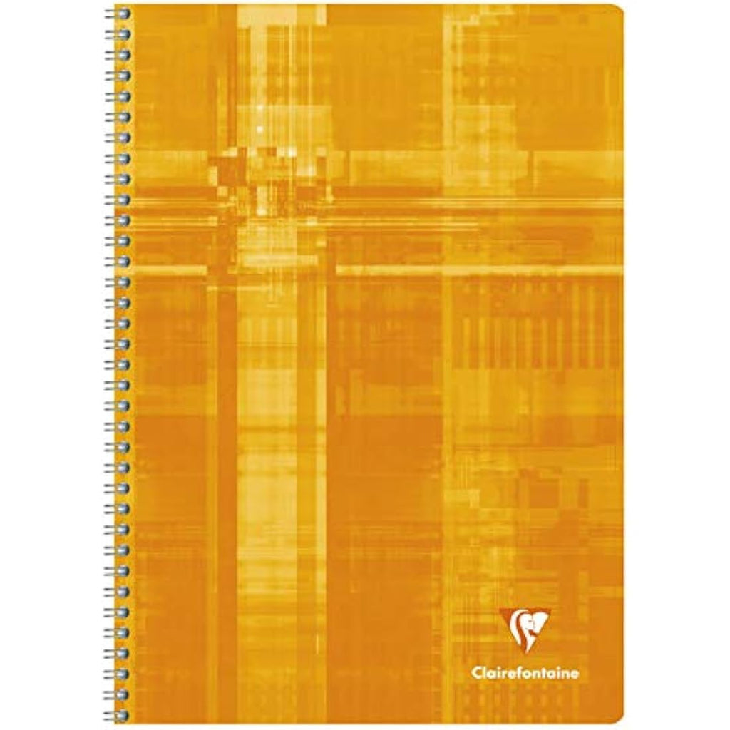 Clairefontaine Lot de 10 Cahiers à Spirale A4 – Petits Carreaux 90g