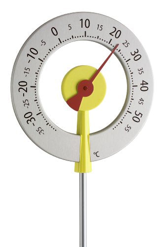 TFA Lollipop Garden Thermometer – Weather Resistant Anodized Aluminum