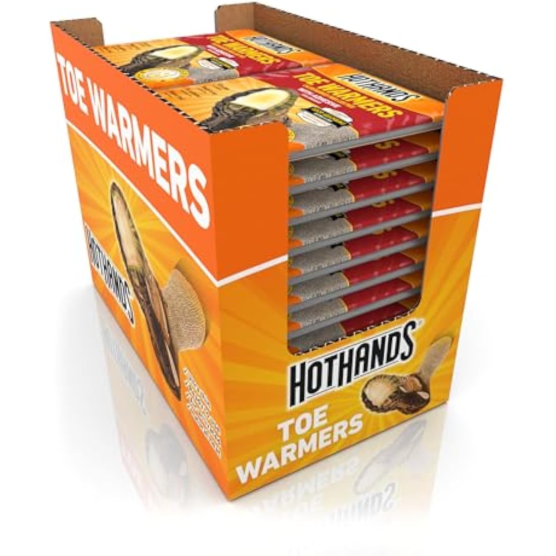 HotHands Toe Warmers – Air Activated Odourless Foot Warmers, 40 Pairs