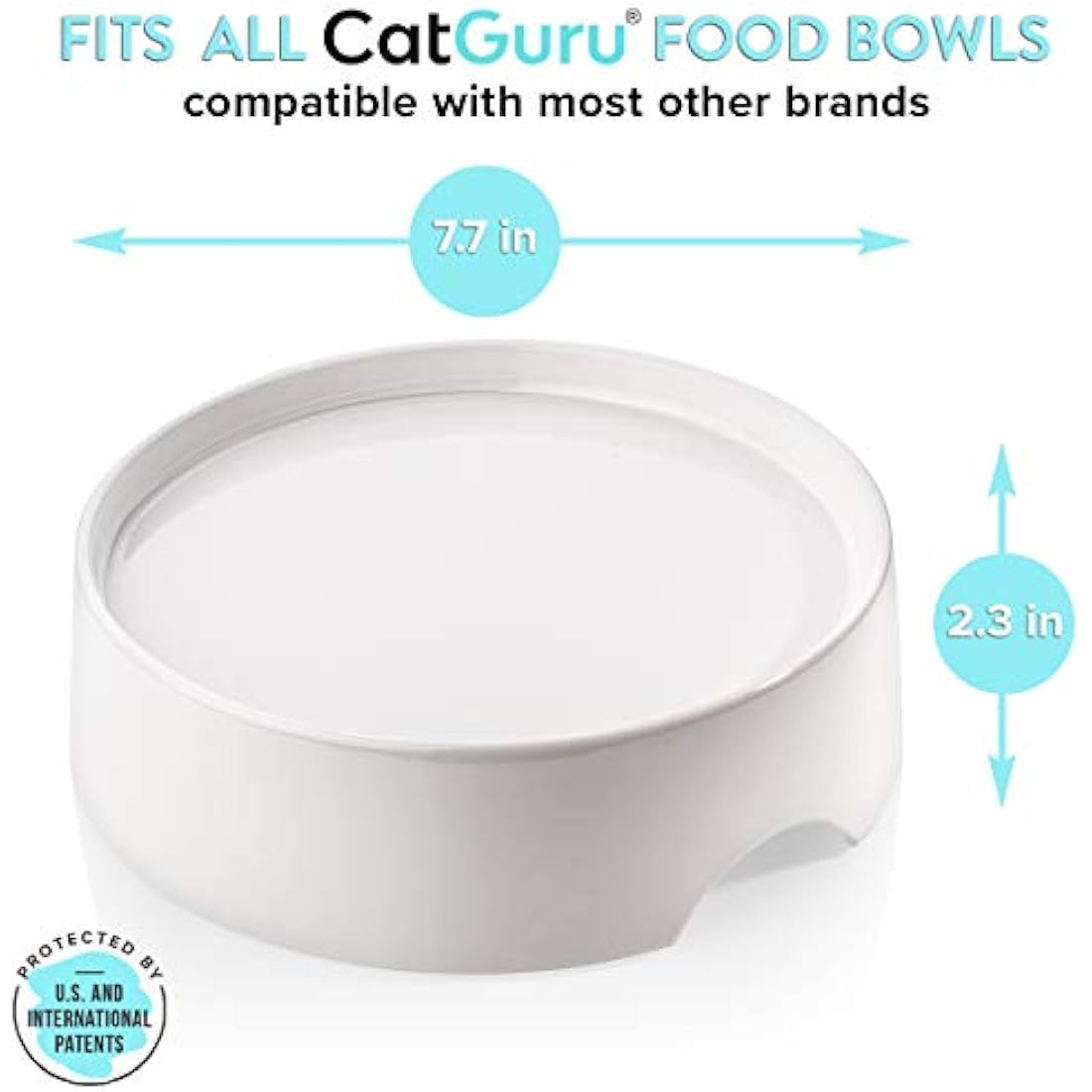 CatGuru Elevated Cat Feeder – Non-Slip Raised Pet Feeding Station