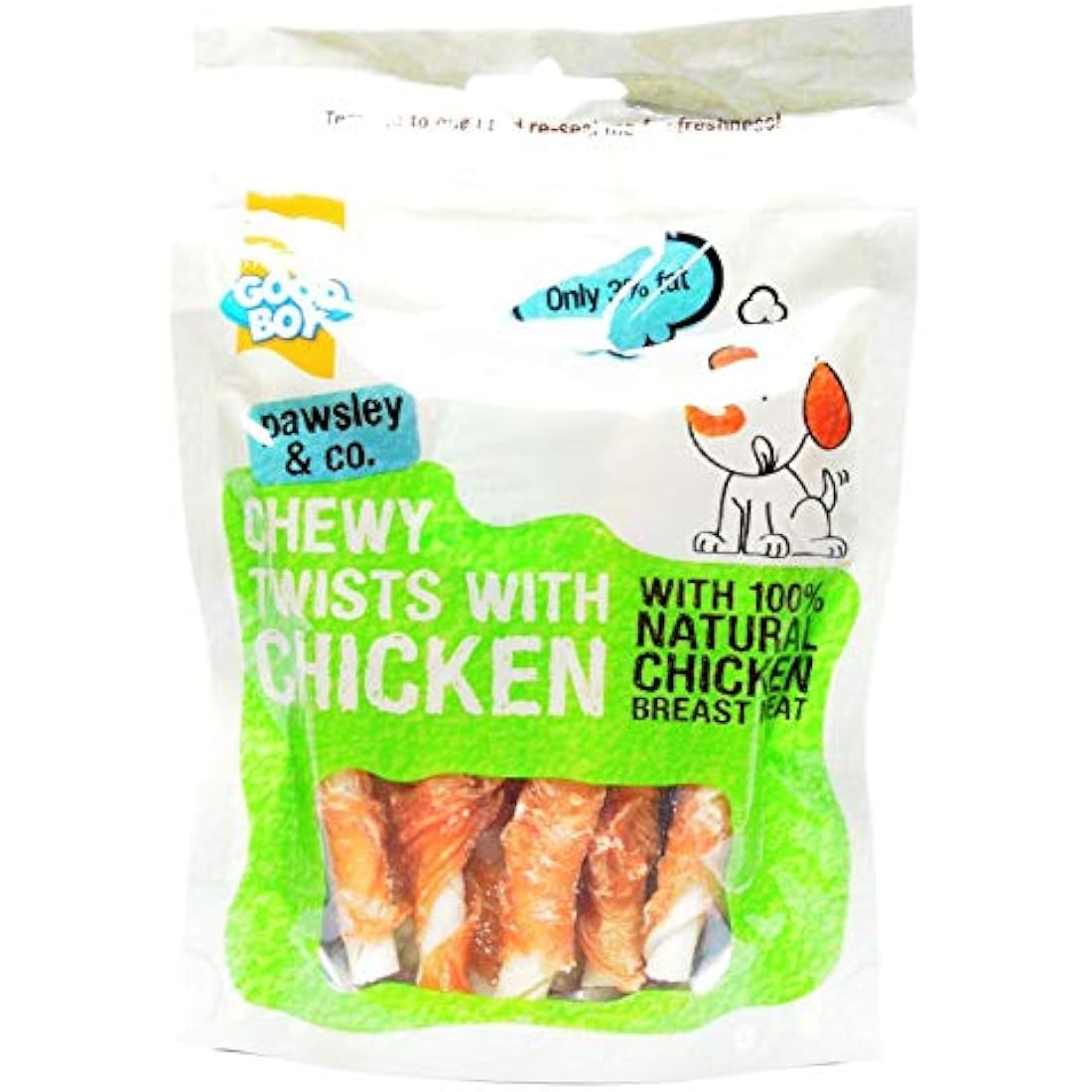 Good Boy Chewy Twists with Chicken Dog Treats - 3 x 90g Multipack