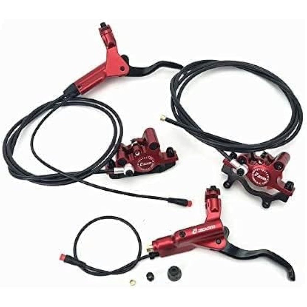 Zoom HB-875-E E-Bike Hydraulic Disc Brake Set - Front & Rear Black