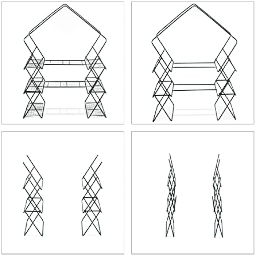 Relaxdays Walk-In Foil Greenhouse – Portable Garden Grow Tent with Shelf