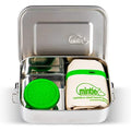 Mintie Stainless Steel Lunch Box Set – 4-Piece Leakproof Meal Prep Bundle