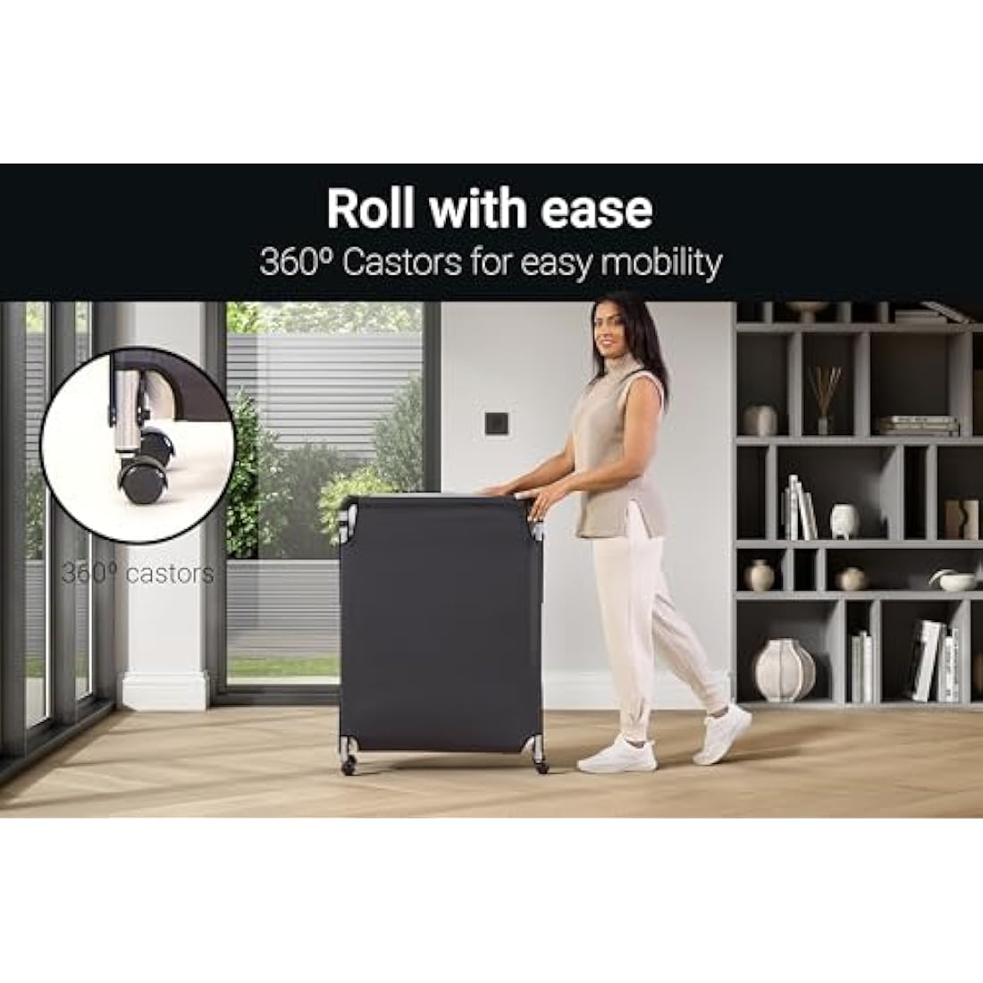 JAY-BE HE70 Single Hideaway Folding Bed with e-Fibre Mattress
