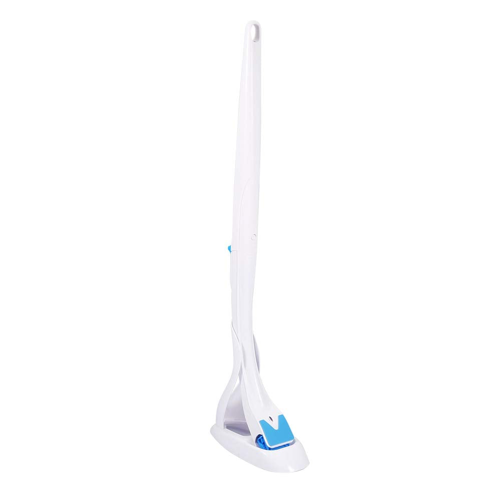 Disposable Toilet Brush Kit – Long Handle Wand with Pads