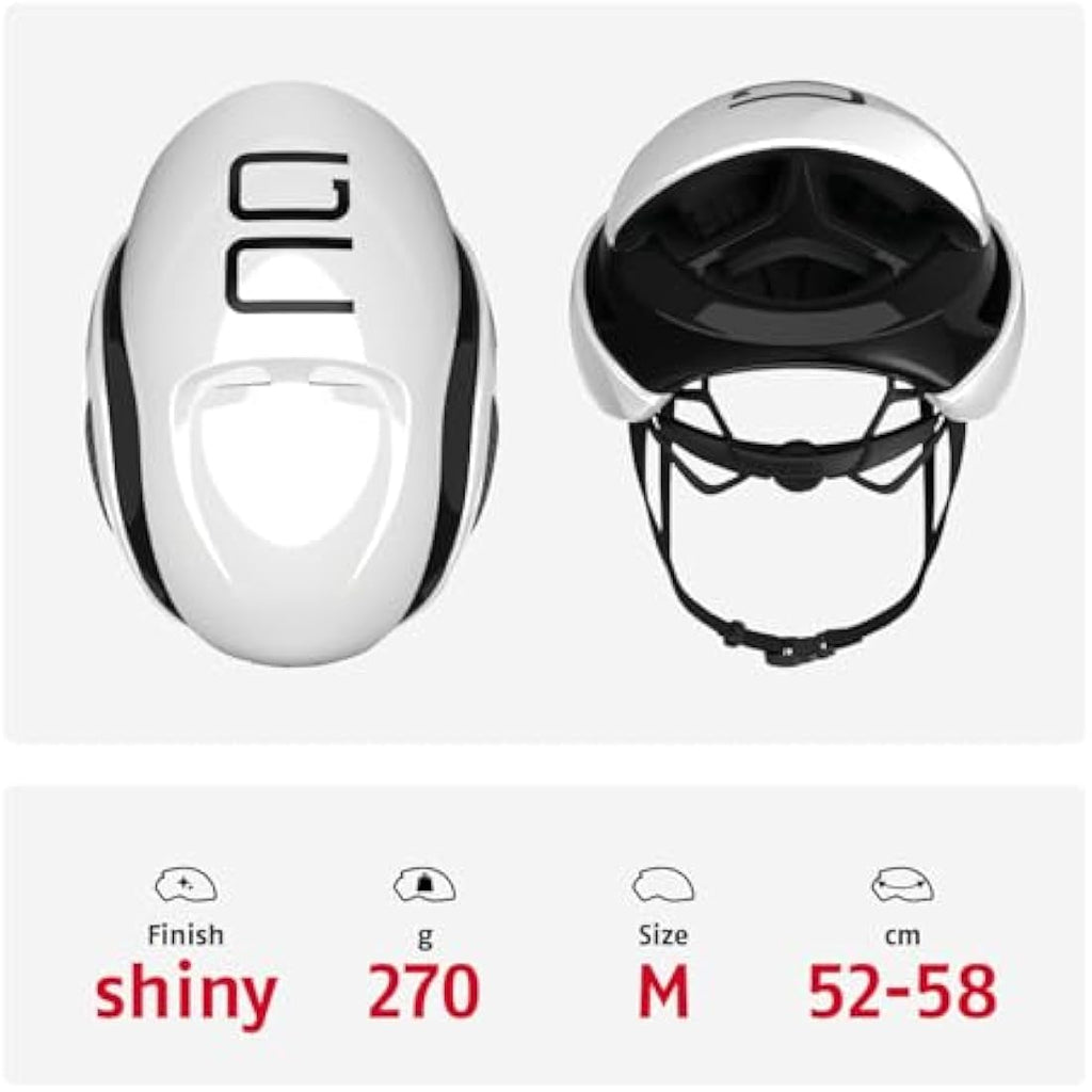 ABUS GameChanger Aerodynamic Racing Bike Helmet – Black, Size S