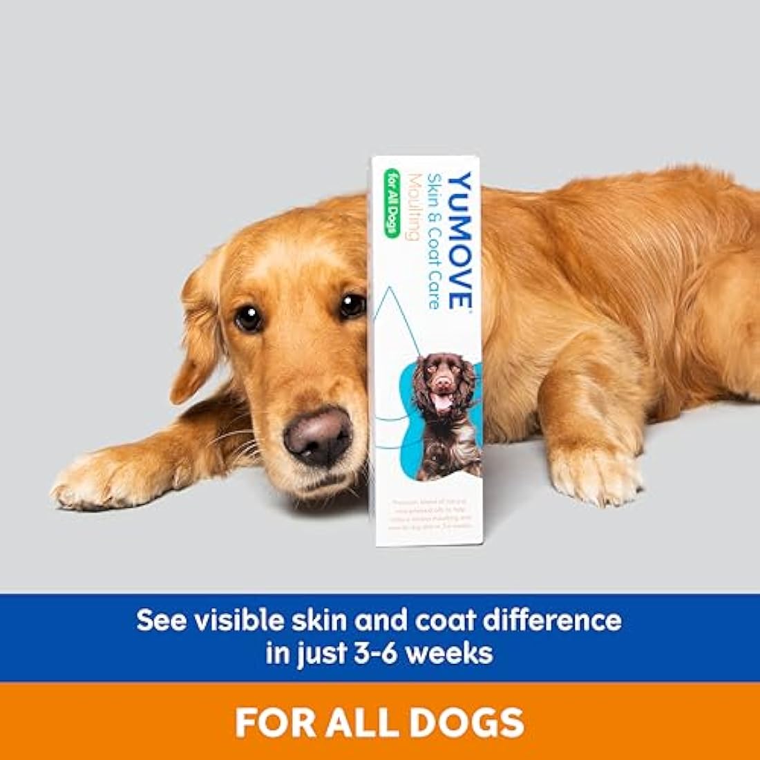YuMOVE Skin & Coat Care Moulting Supplement for Dogs - 500ml Bottle