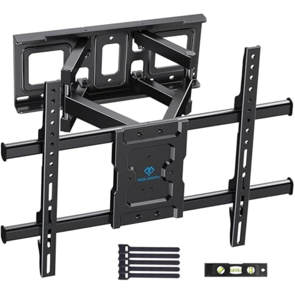 Perlesmith TV Wall Mount | 37-85 Inch Swivel Tilt Bracket | Max 60kg