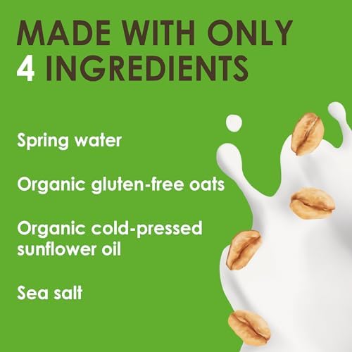 Rude Health Organic Oat Milk – Gluten Free & Dairy Free (6 x 1L)