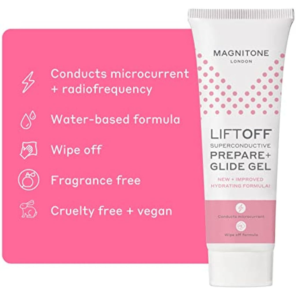 MAGNITONE LiftOff Superconductive Microcurrent & RF Glide Gel