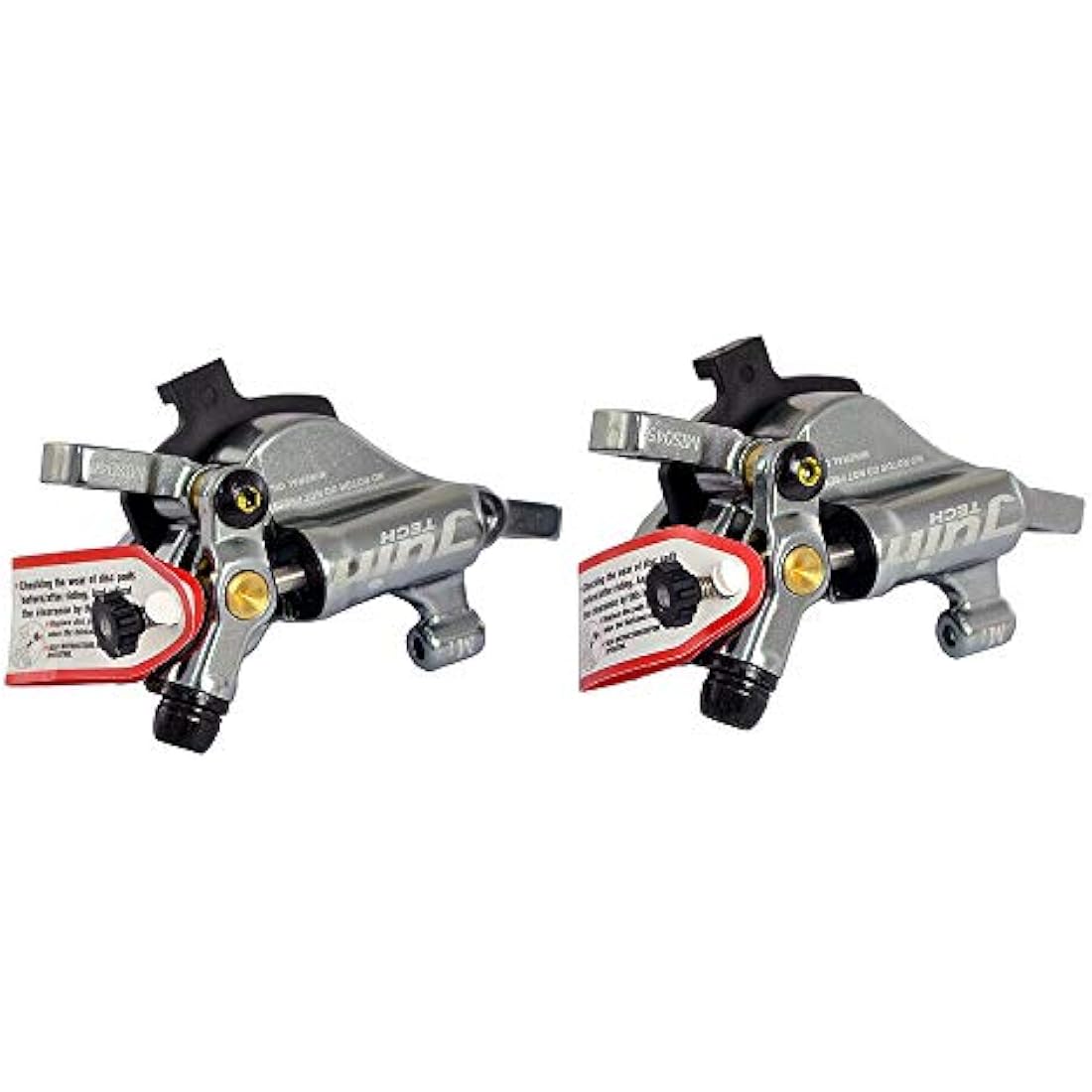 Juin Tech M1 Hydraulic Disc Brake Set for MTB & E-Bike - Gray, 160mm