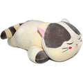 Vintoys Sleeping Cat Hugging Pillow – 23.5" Grey Soft Plush Stuffed Animal