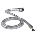 SAMODRA 1.5m Shower Hose | 10mm Large Bore Stainless Steel - Chrome