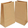 Gaoyong 100 Pack Brown Kraft Paper Bags | Food Safe Gift Bags 12x7x21.5cm