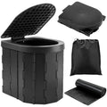 Portable Camping Toilet – Collapsible ABS Outdoor Potty with Bags