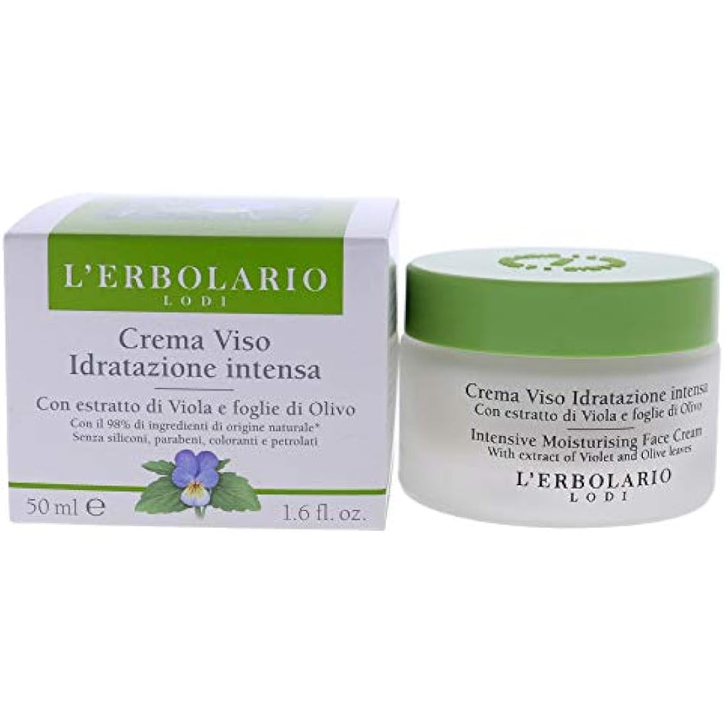 L'Erbolario Intensive Moisturising Face Cream with Olive Leaf – 1.6 oz
