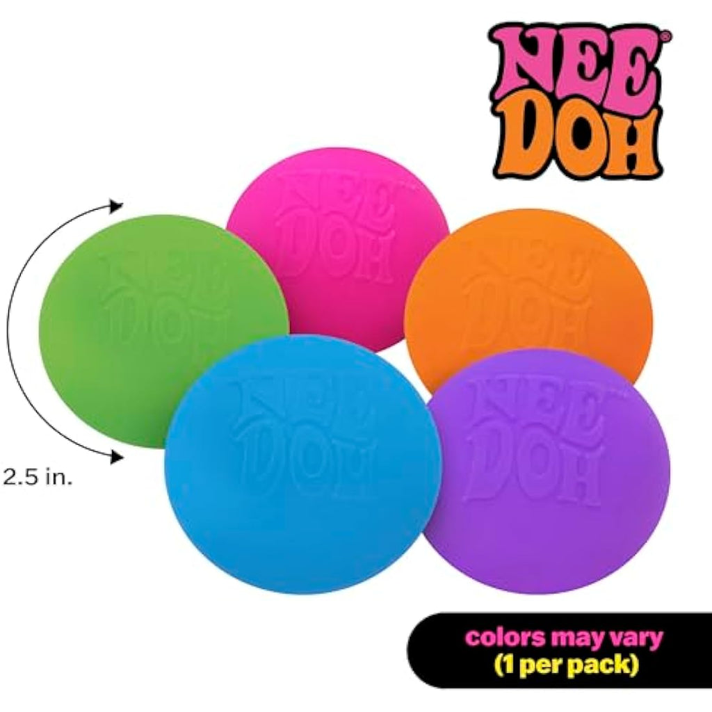 Schylling Nee Doh Stress Ball – Neon Fidget Toy for Anxiety Relief
