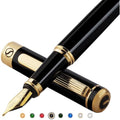 Black Lacquer Fountain Pen – Gold Plated Schmidt Nib