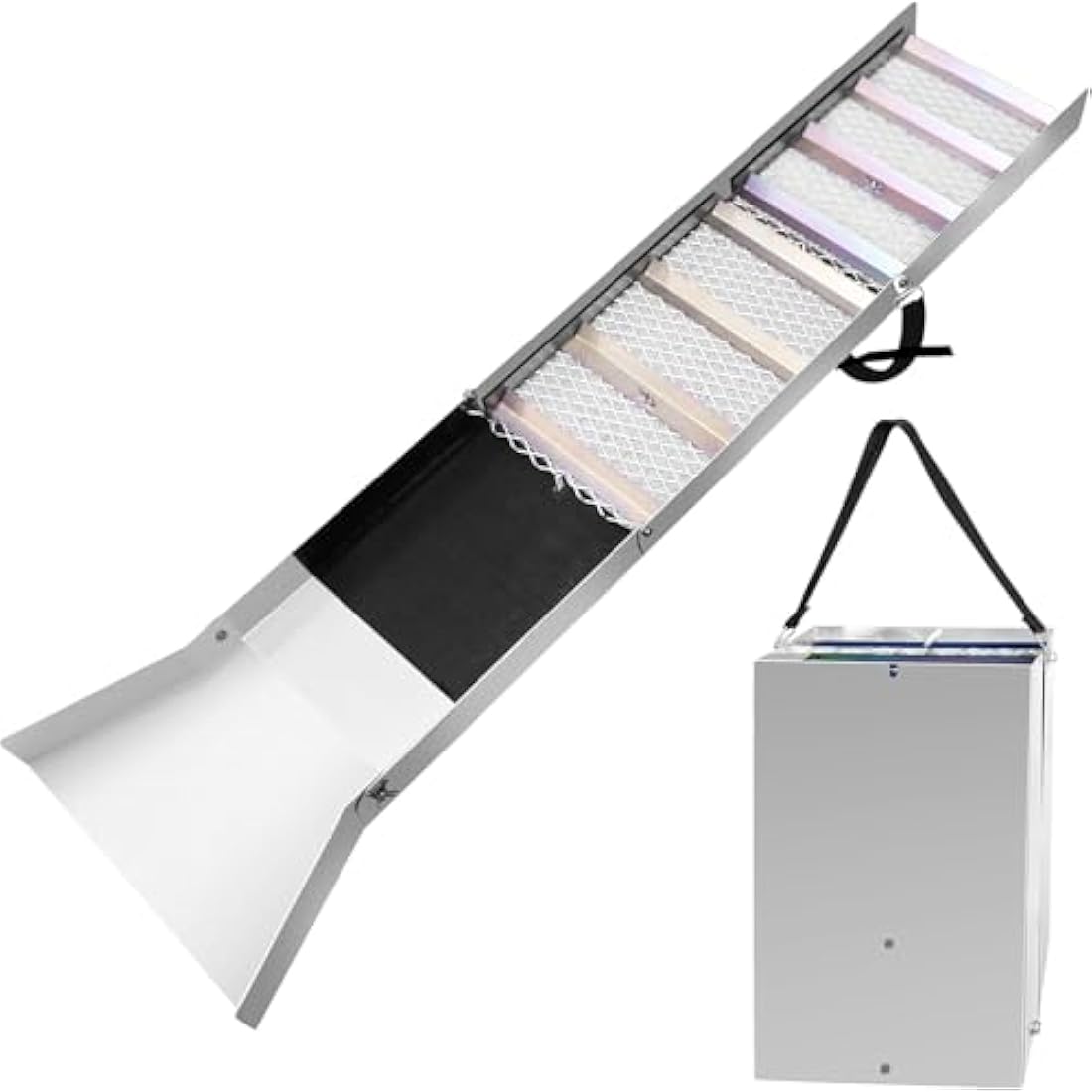 50" Folding Aluminum Sluice Box for Gold Prospecting