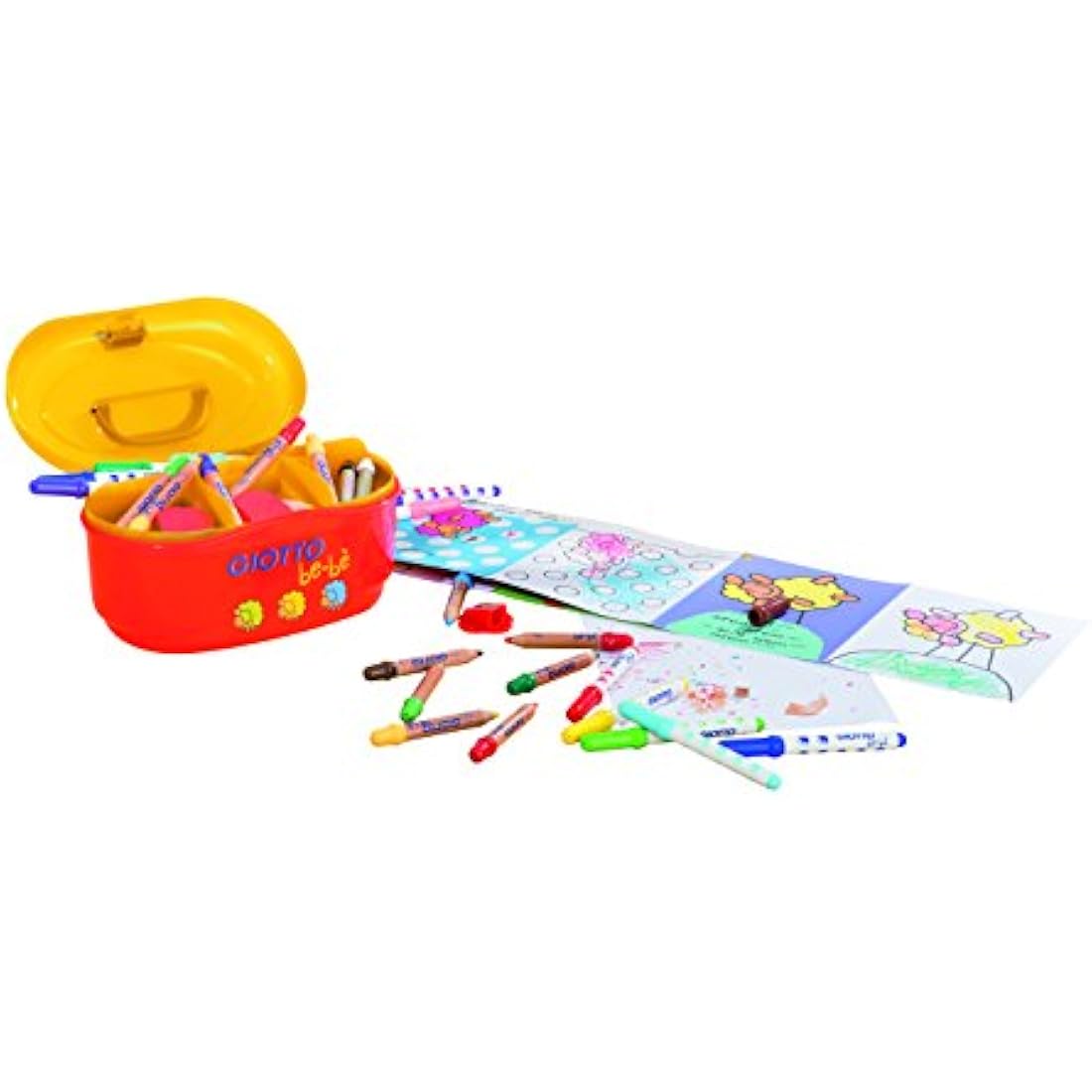 GIOTTO be-bè Large Colouring Box - 27 Piece Creative Art Set