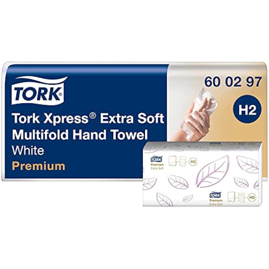 Tork Xpress Multifold Hand Towels | Extra Soft White H2 | 21 x 100 Sheets