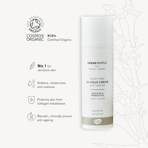 Green People Scent Free Face Cream | Organic Sensitive Skin Moisturizer
