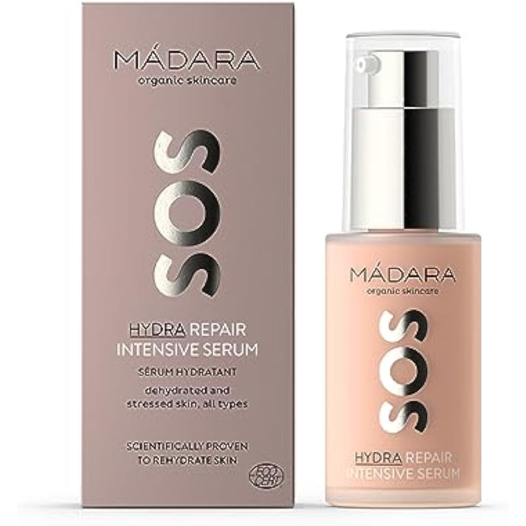 MADARA SOS HYDRA Repair Intensive Serum – Organic Hyaluronic Acid 30ml