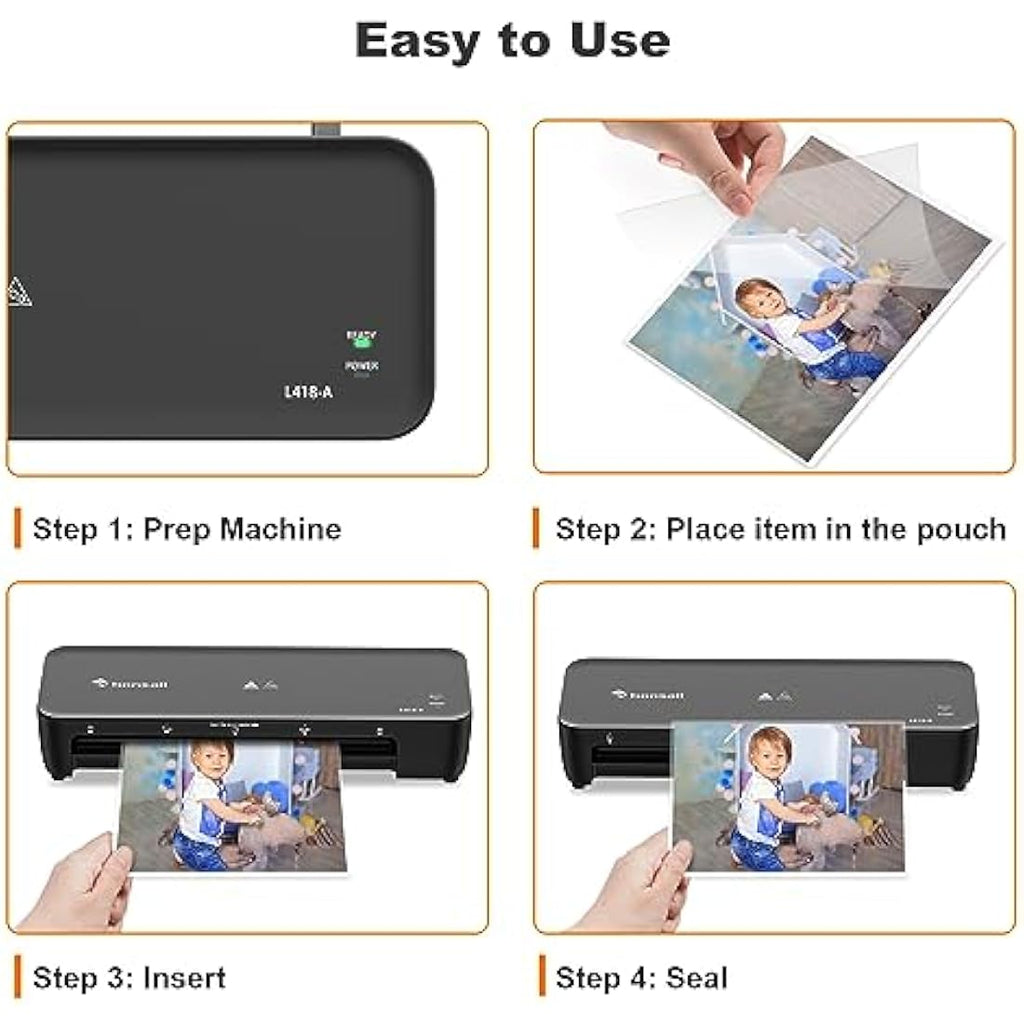 Bonsaii A4 Laminating Pouches | 160 Micron Glossy Thermal Sheets | 100 Pack