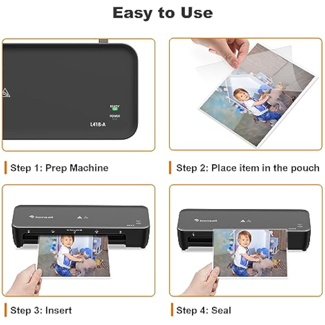 Bonsaii A4 Laminating Pouches | 160 Micron Glossy Thermal Sheets | 100 Pack