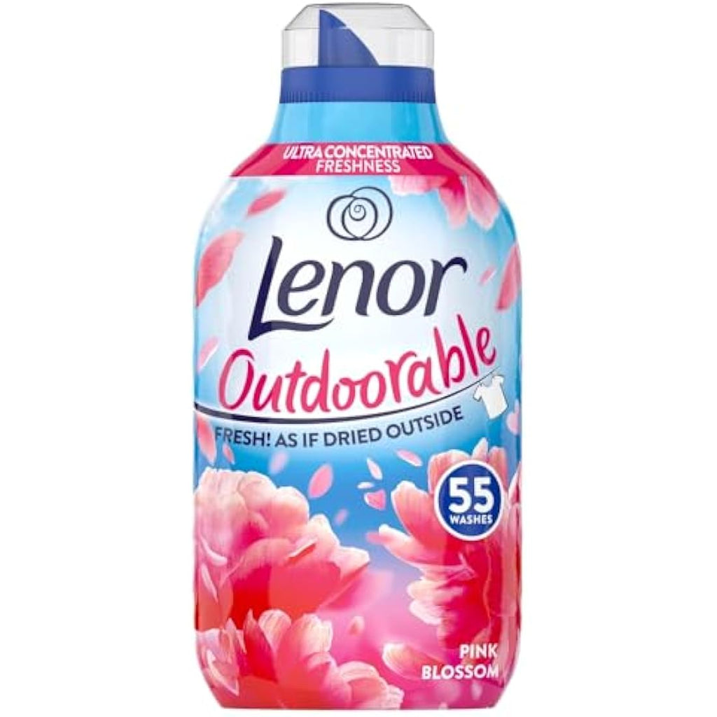 Lenor Outdoorable Pink Blossom Fabric Conditioner - 55 Washes, 770ml