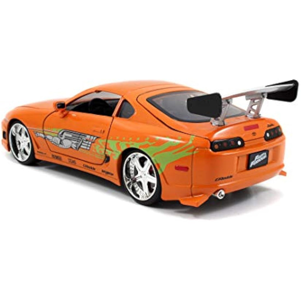 Jada Toys Fast & Furious 1995 Toyota Supra 1:24 Diecast with Brian Figure