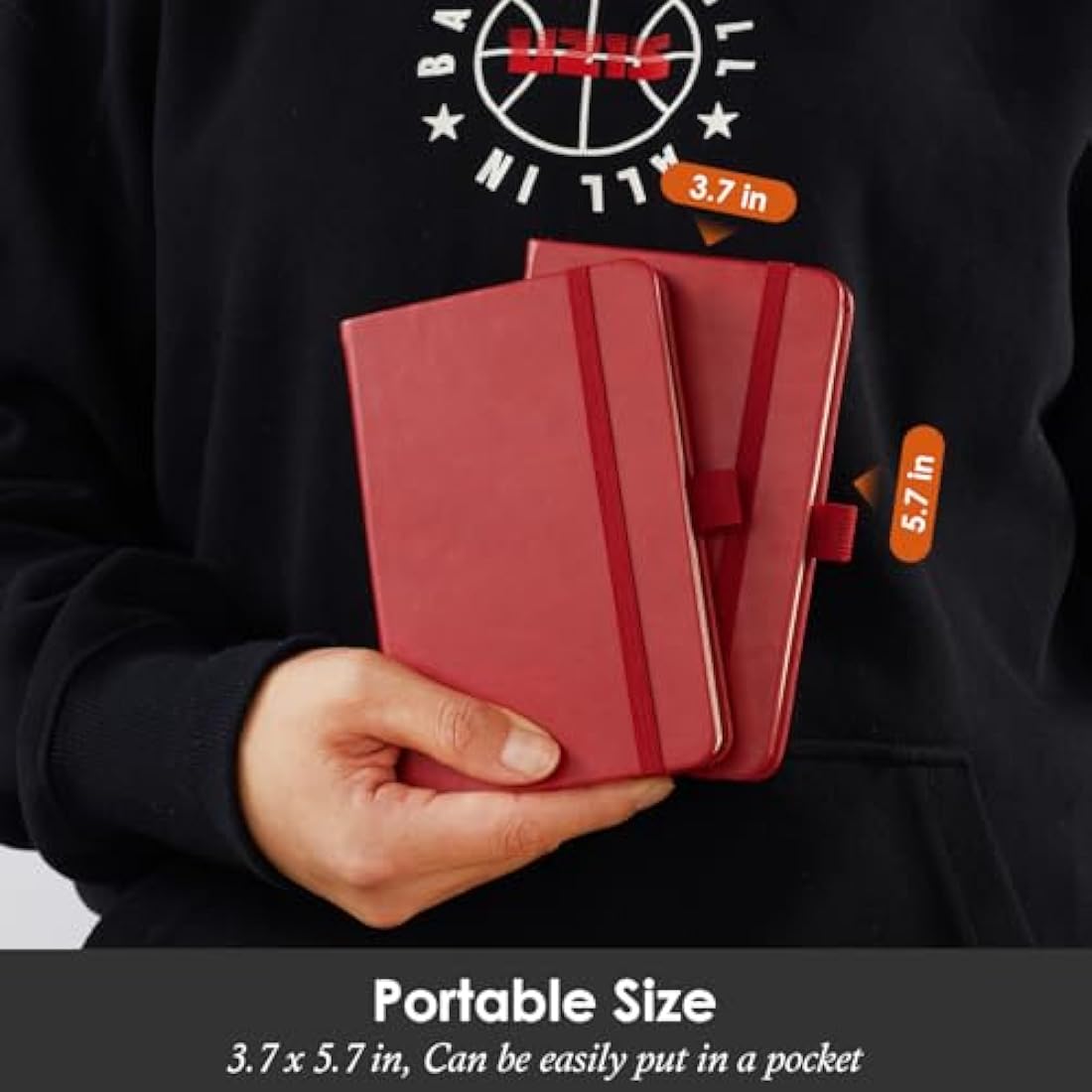 NIRMIRO A6 Pocket Notebook 3-Pack | Waterproof Leather Mini Lined Journal