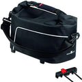 KLICKfix Waterproof Rackpack Luggage Bag – Durable Black Cycling Pannier