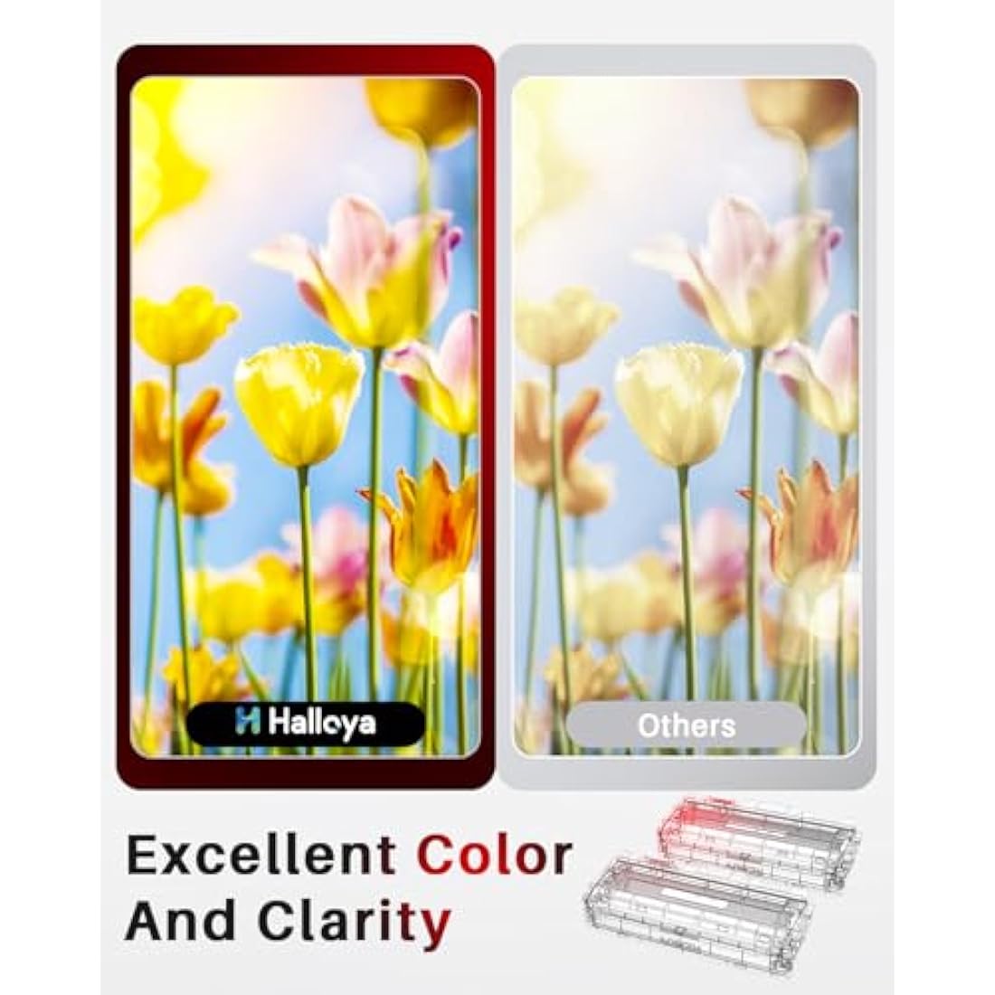 Halloya MLT-D116L Compatible Black Toner Cartridge for Samsung Xpress, 2-Pack