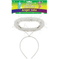 White Sparkling Angel Halo Headband – Nativity Fancy Dress