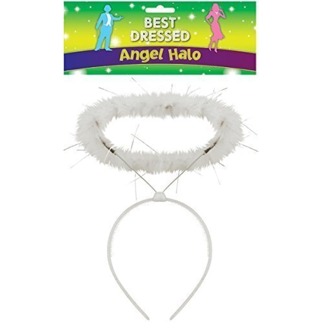 White Sparkling Angel Halo Headband – Nativity Fancy Dress