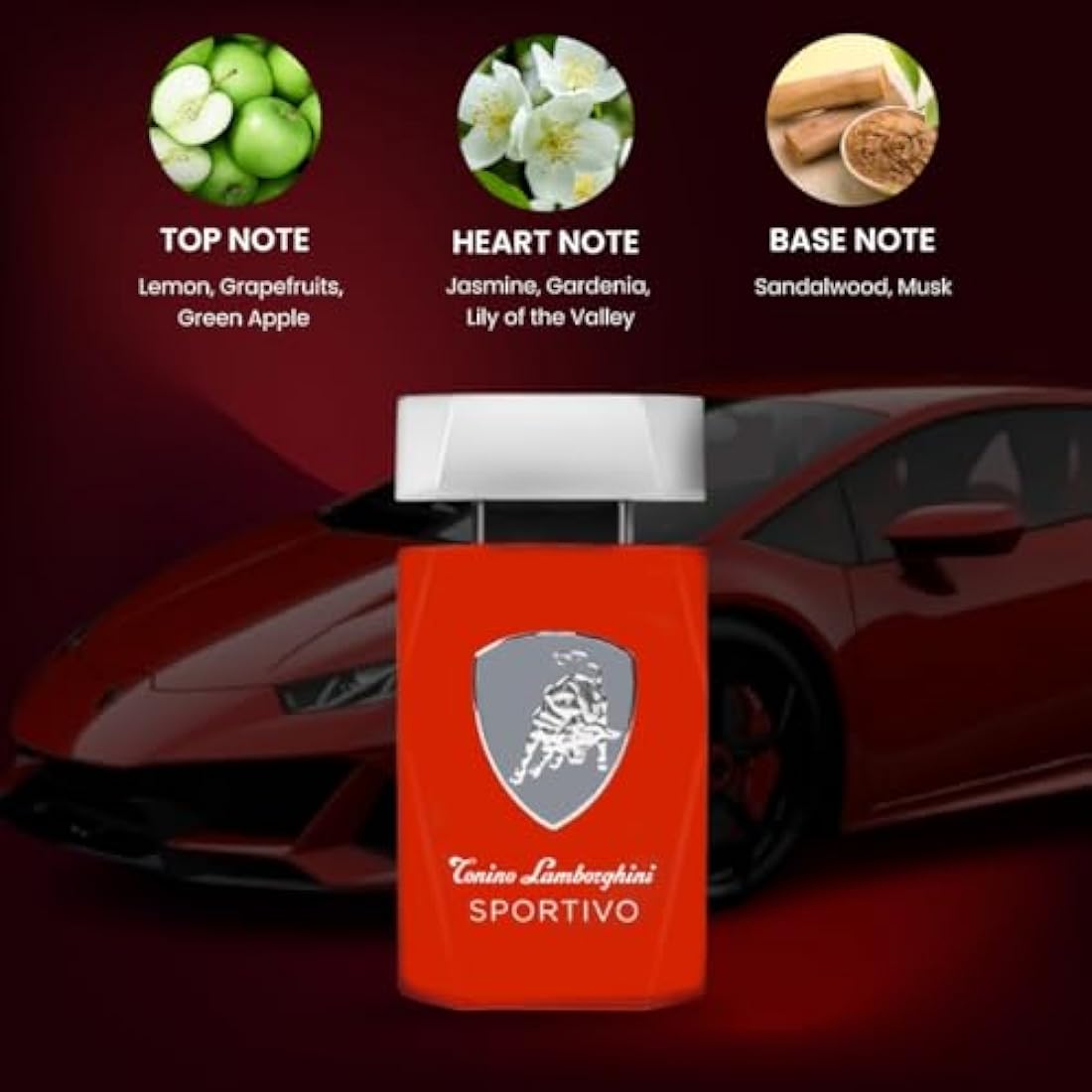 Lamborghini Eau De Toilette for Men – Luxury Designer Fragrance, 125ml