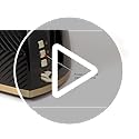 Russell Hobbs Groove 2-Slice Toaster | Black with Brushed Gold Accents
