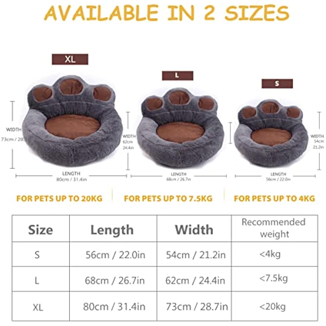 Jolof Store Washable Bolster Dog Bed | Soft Fleece Cozy Cat Bed