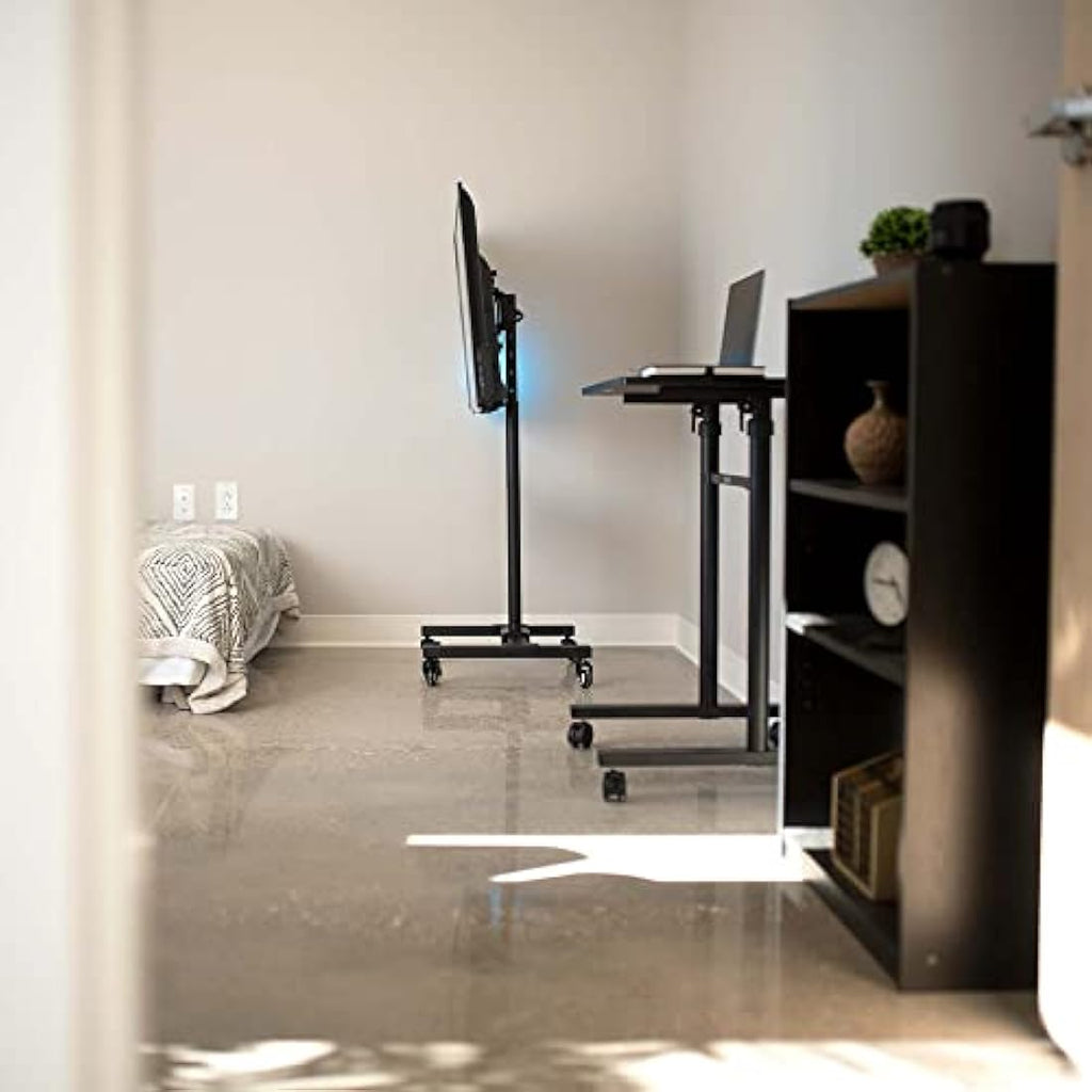 VIVO Mobile TV Stand for 13-42 inch Screens | Rolling Height Adjustable