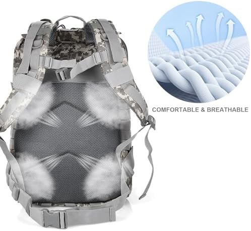aiGear 45L Military Tactical Backpack | Molle System Hiking Rucksack