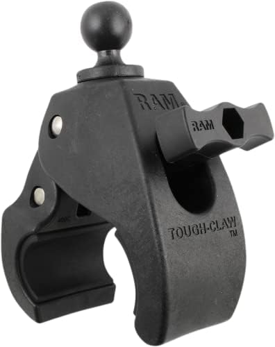 RAM Mount Large Tough-Claw with 1" Rubber Ball – Heavy Duty Composite